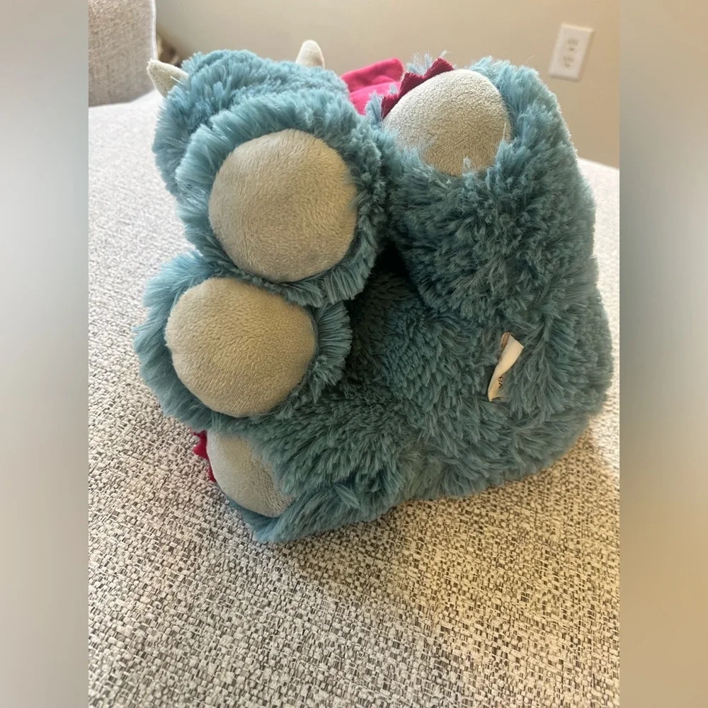 Warmies Triceratops Dinosaur Plush Microwaveable Scented Lavender Flax Comfort